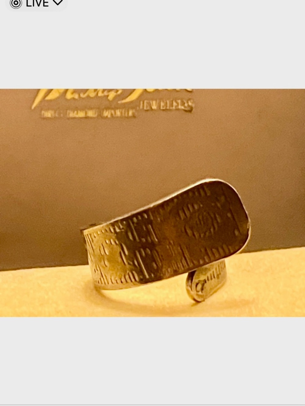 New Jeweler Made Detailed Amazing Ring in Box 7.5